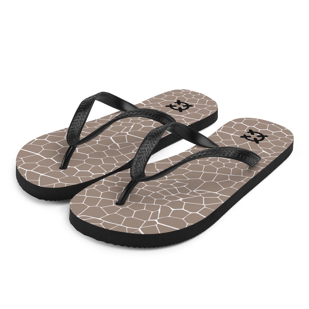 giraffe flip flops