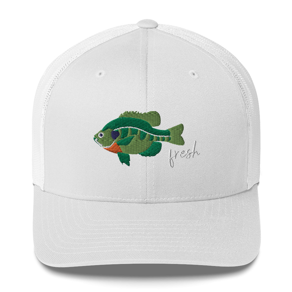 Fresh Bluegill Trucker Cap, Bluegill Fishing Hat, Gift for Fisherman, Fish  Baseball Cap, Fishing Cap